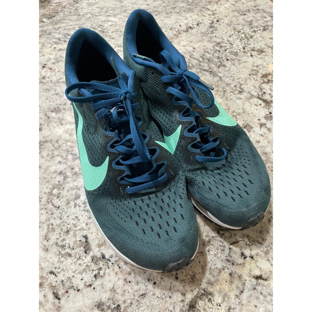 Nike Air Zoom Streak 6 Dark Teal Igloo Green Racing Shoes 831413-302 Mens 11
